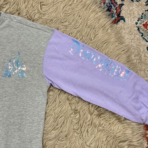 Disneyland metallic purple sweatshirt size XL - Picture 2 of 4